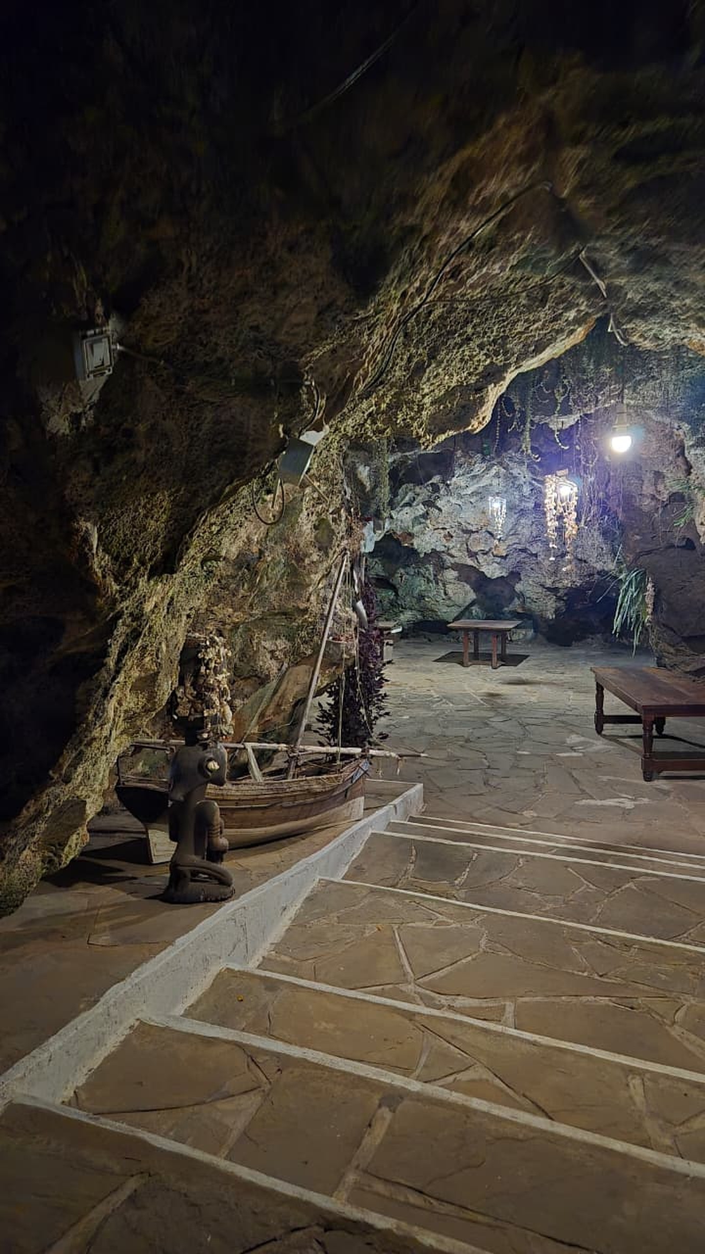 Artifacts inside the cave